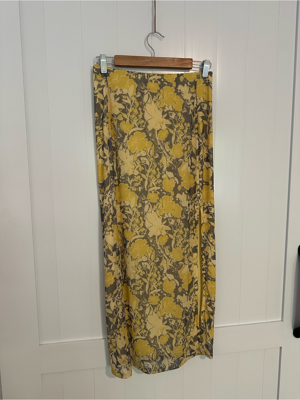 Yellow Floral Skirt